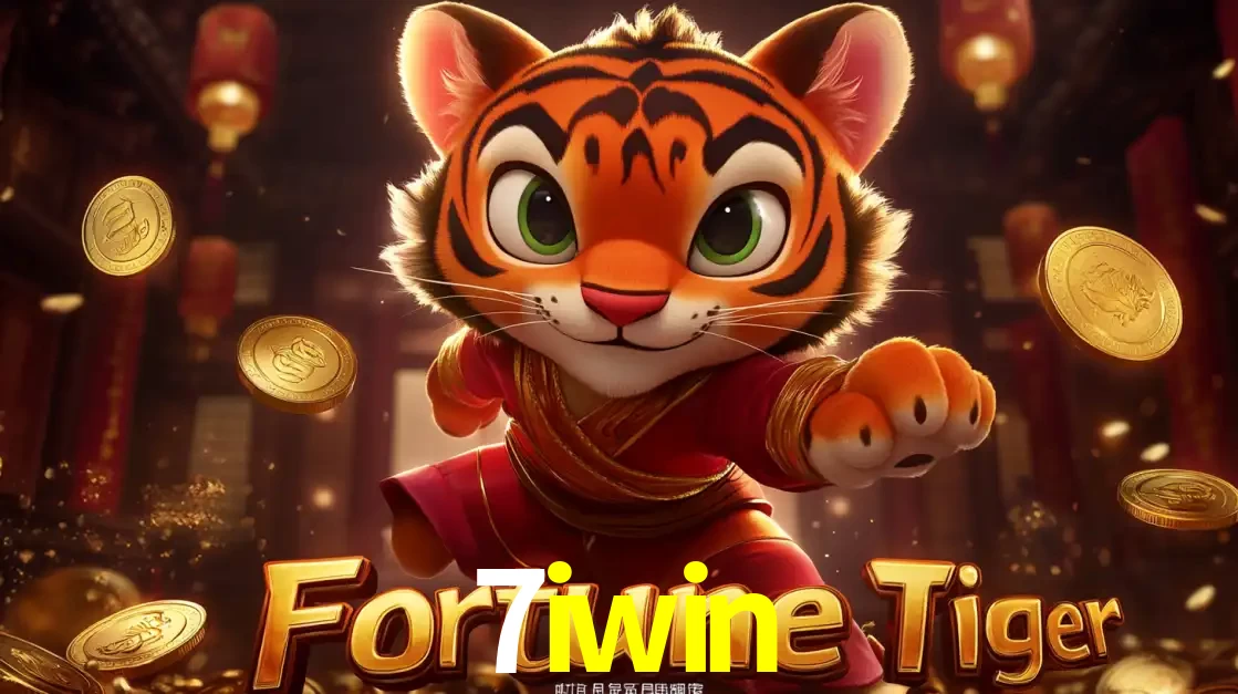 O carismático mascote do jogo de slot Fortune Tiger, um tigre fofo em pose de artes marciais, pronto para trazer sorte e multiplicadores de ganhos no cassino online 7iwin.